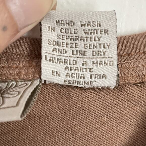 Jane Ashley Ombré Sequin Top S NWT Y2K Brown Tee Bratz Cotton Dip Dye 2000s - Picture 7 of 9